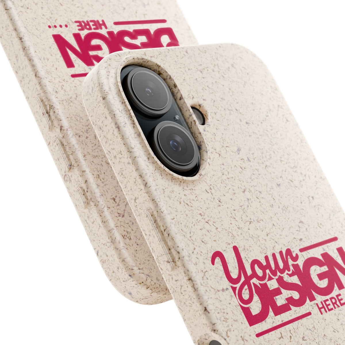Biodegradable Phone Case – Eco-Friendly Custom Design Cover, Personalized Sustainable Protective Case for iPhone