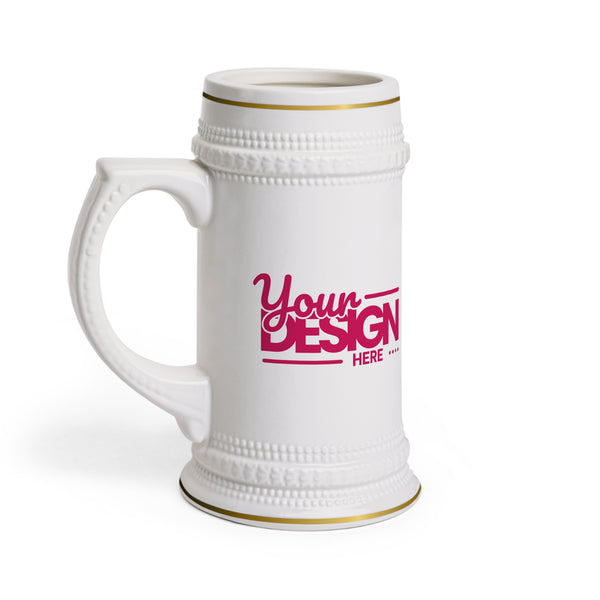 Customizable Beer Stein Mug - Perfect for Gifting, Parties, Celebrations, Oktoberfest, Home Bars