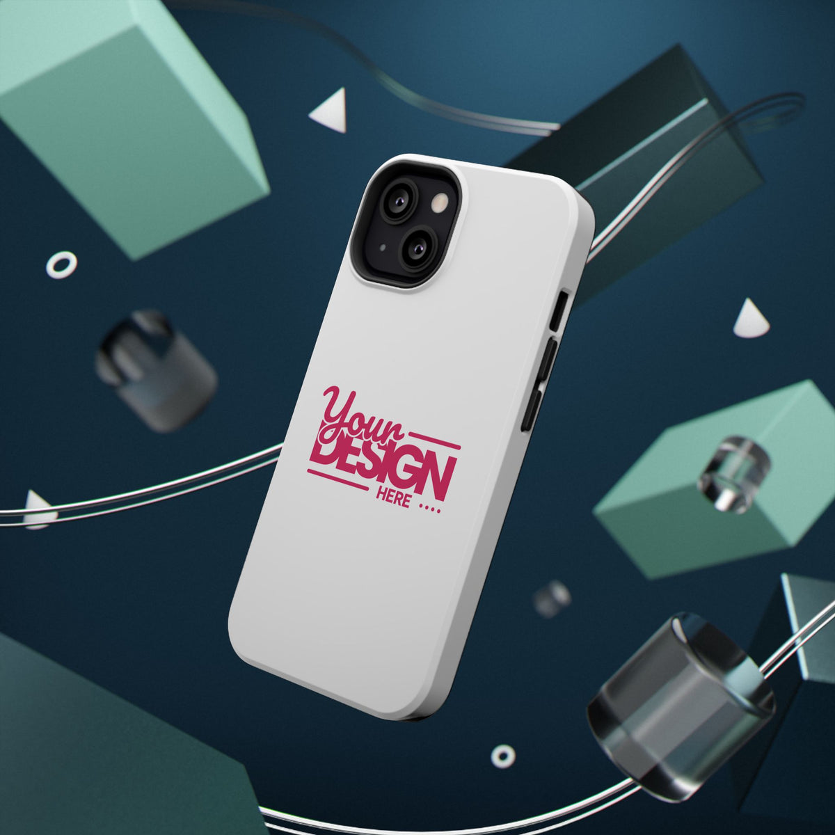 Customizable Impact-Resistant Phone Case – Personalize with Your Design, Durable Shockproof Cover for iPhone