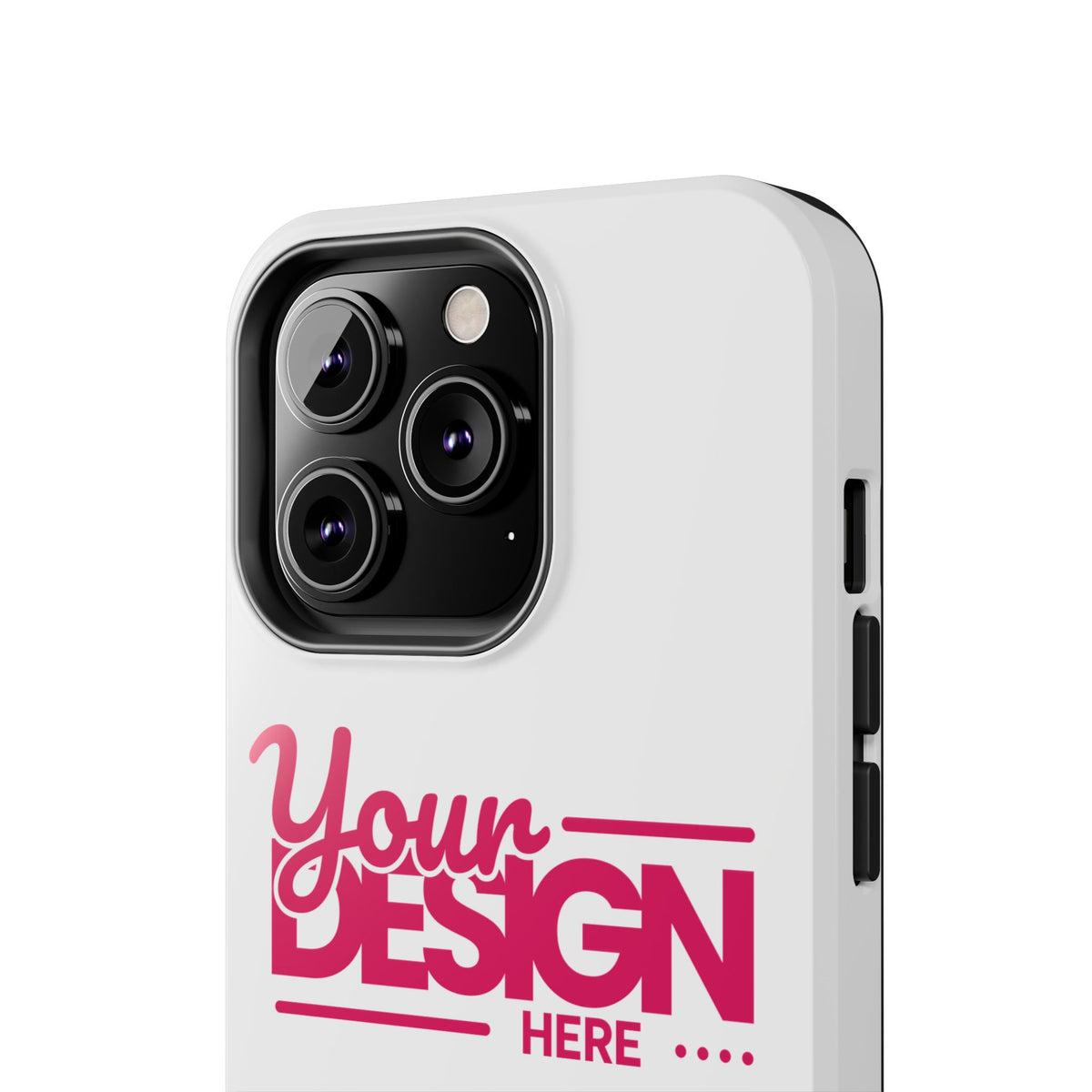 Personalized Tough Phone Case – Custom Name or Photo Protective Cover, Shock-Absorbent Durable Case for iPhone, Unique Gift Idea