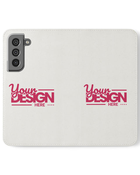 Customizable Samsung Flip Phone Wallet Case Folio With Card Holder
