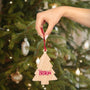 Personalized Wooden Tree Ornaments, Custom Holiday Decor, Unique Christmas Gifts, Festive Home Accents, Eco-friendly Decorations