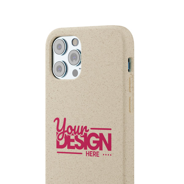 Biodegradable Phone Case – Eco-Friendly Custom Design Cover, Personalized Sustainable Protective Case for iPhone
