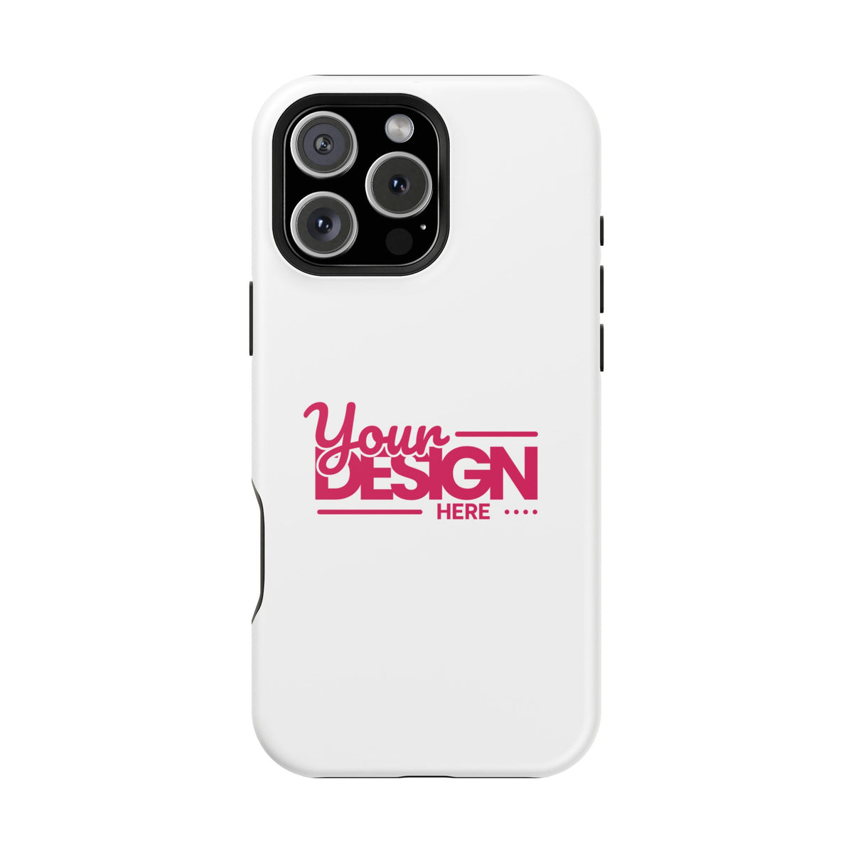Customizable Impact-Resistant Phone Case – Personalize with Your Design, Durable Shockproof Cover for iPhone