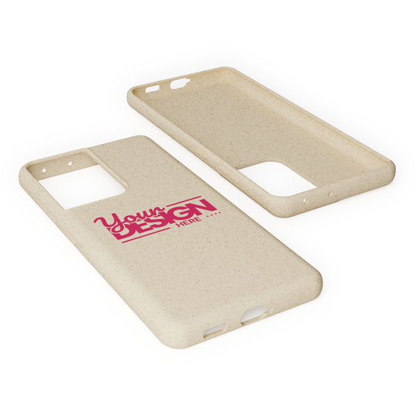 Biodegradable Phone Case – Eco-Friendly Custom Design Cover, Personalized Sustainable Protective Case for Samsung