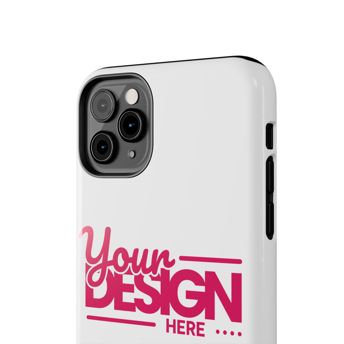 Personalized Tough Phone Case – Custom Name or Photo Protective Cover, Shock-Absorbent Durable Case for iPhone, Unique Gift Idea