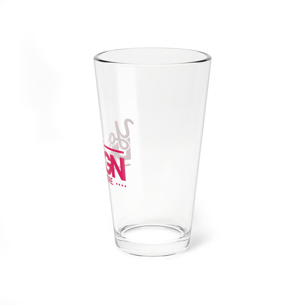 Personalized Mixing Glass - Custom Design Drinkware, Perfect Gift for Hostess, Birthday, Wedding, Home Bar Decor