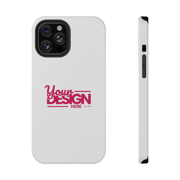 Customizable Impact-Resistant Phone Case – Personalize with Your Design, Durable Shockproof Cover for iPhone