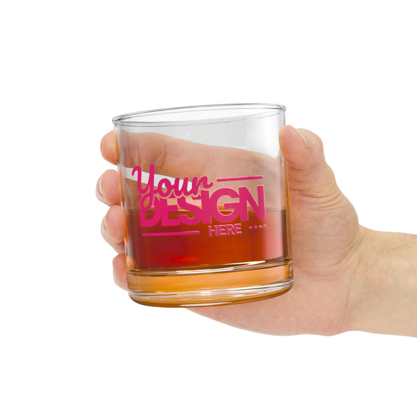 Personalized Rocks Glass, Custom Engraved Barware, 10oz Whiskey Glass, Gift for Him/Her, Ideal for Weddings, Birthdays, Anniversaries