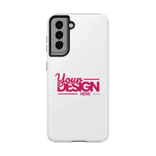 Personalized Tough Phone Case – Custom Name or Photo Protective Cover, Shock-Absorbent Durable Case for iPhone, Unique Gift Idea