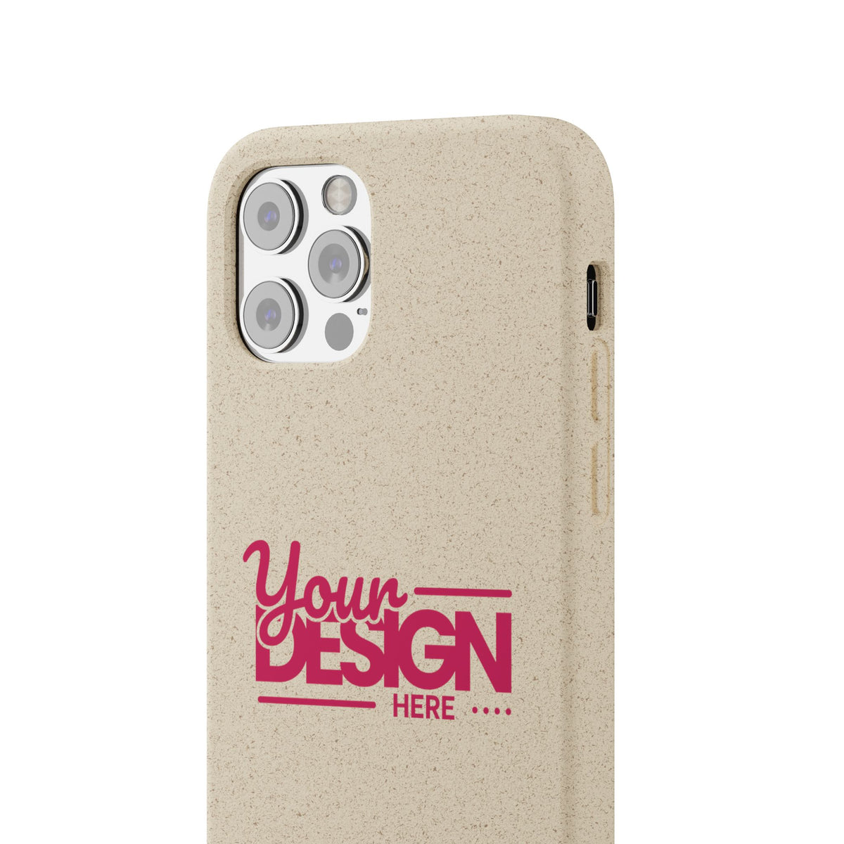 Biodegradable Phone Case – Eco-Friendly Custom Design Cover, Personalized Sustainable Protective Case for iPhone