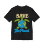 Save the Planet - Turtle Earth Graphic Tee, Ocean Conservation, Eco-Friendly Apparel, Environmental Awareness Shirt,