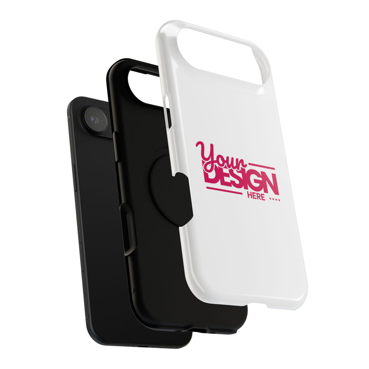 Customizable Impact-Resistant Phone Case – Personalize with Your Design, Durable Shockproof Cover for iPhone