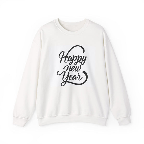 Happy New Year Crewneck Sweatshirt — Holiday Celebration Pullover
