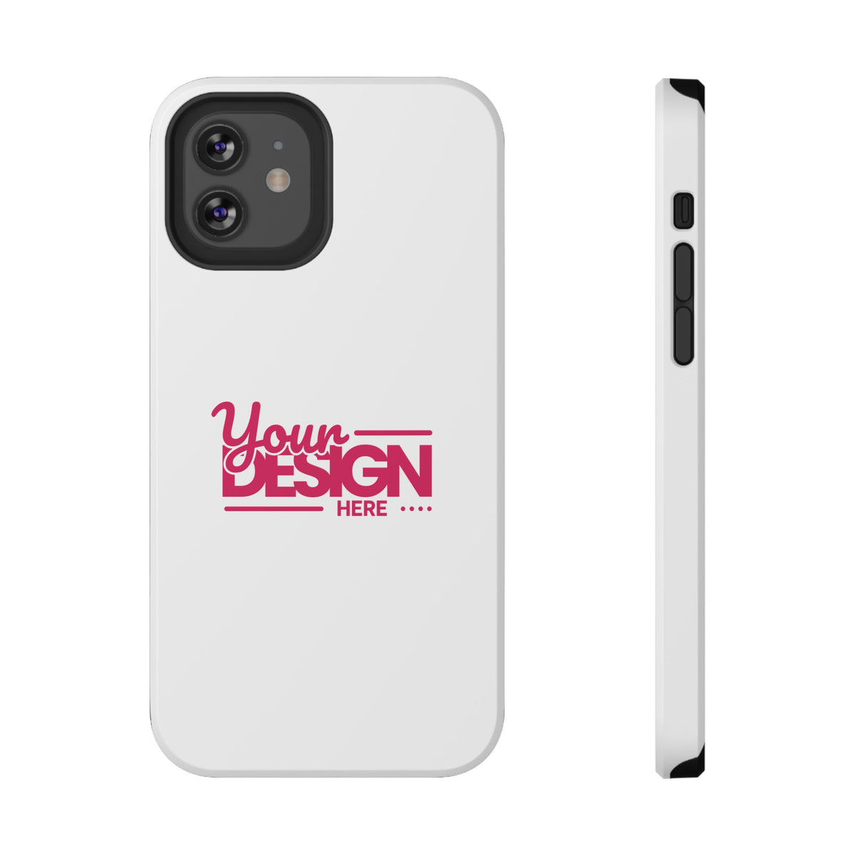 Customizable Impact-Resistant Phone Case – Personalize with Your Design, Durable Shockproof Cover for iPhone