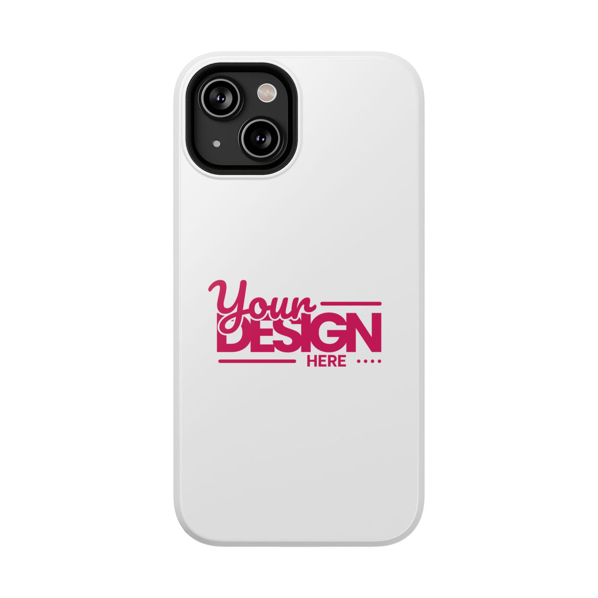 Customizable Impact-Resistant Phone Case – Personalize with Your Design, Durable Shockproof Cover for iPhone