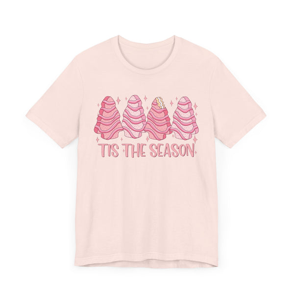 Tis the Season T-Shirt - Whimsical Christmas Tree Graphic Shirt - Holiday Spirit