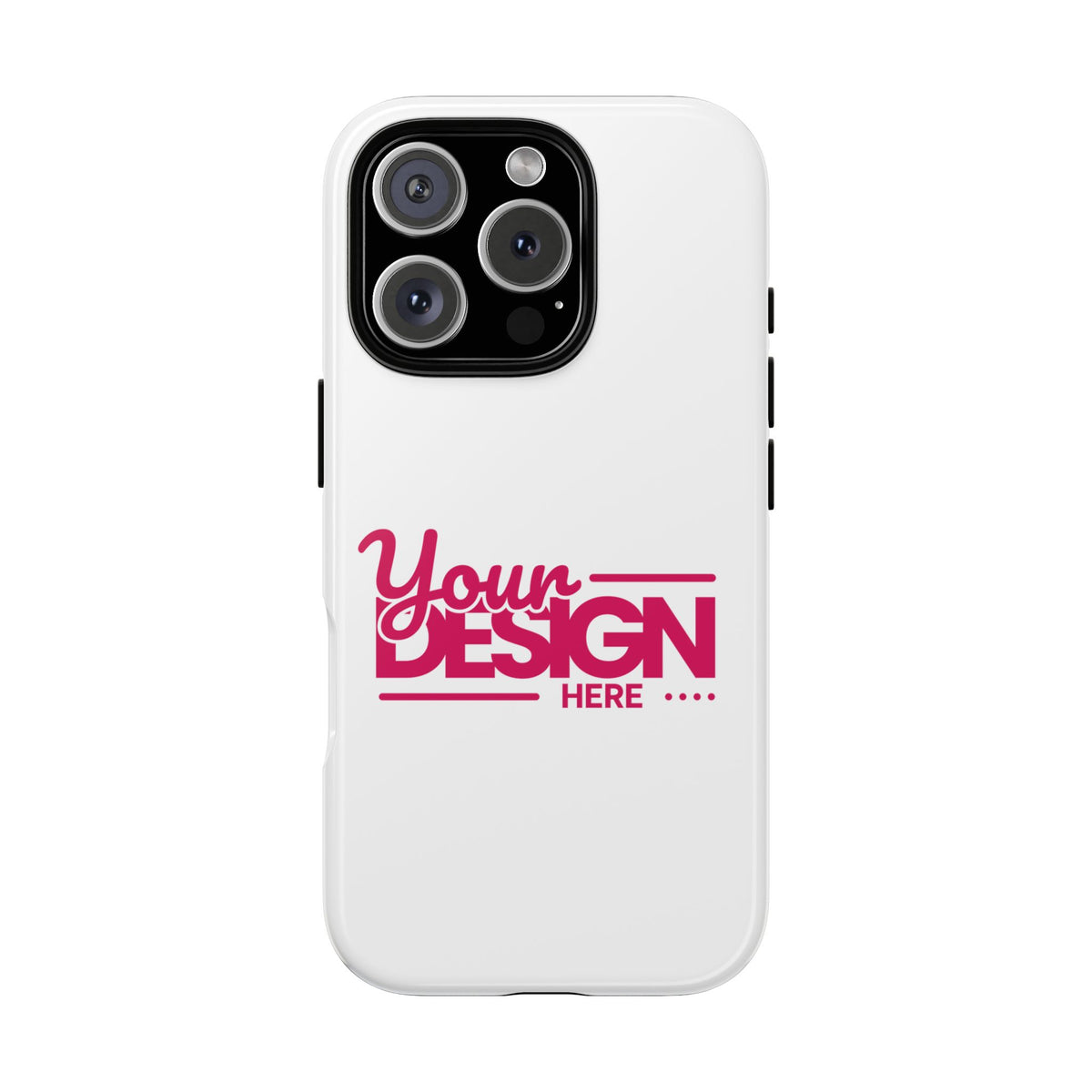 Customizable Tough Phone Case – Personalized Protective Cover with Name or Photo, Shockproof Case for iPhone & Samsung, Durable Gift Idea