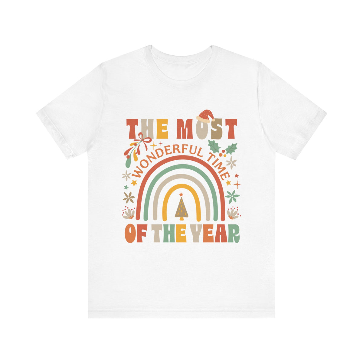 The Most Wonderful Time of the Year T-Shirt - Vibrant Holiday Design