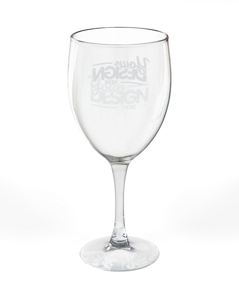 Engraved 10.5oz Wine Glass Customizable Gift for Wine Lovers Weddings