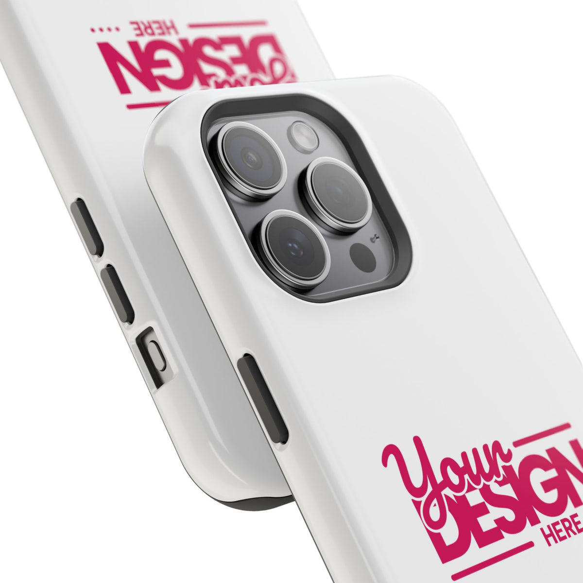 Customizable Impact-Resistant Phone Case – Personalize with Your Design, Durable Shockproof Cover for iPhone