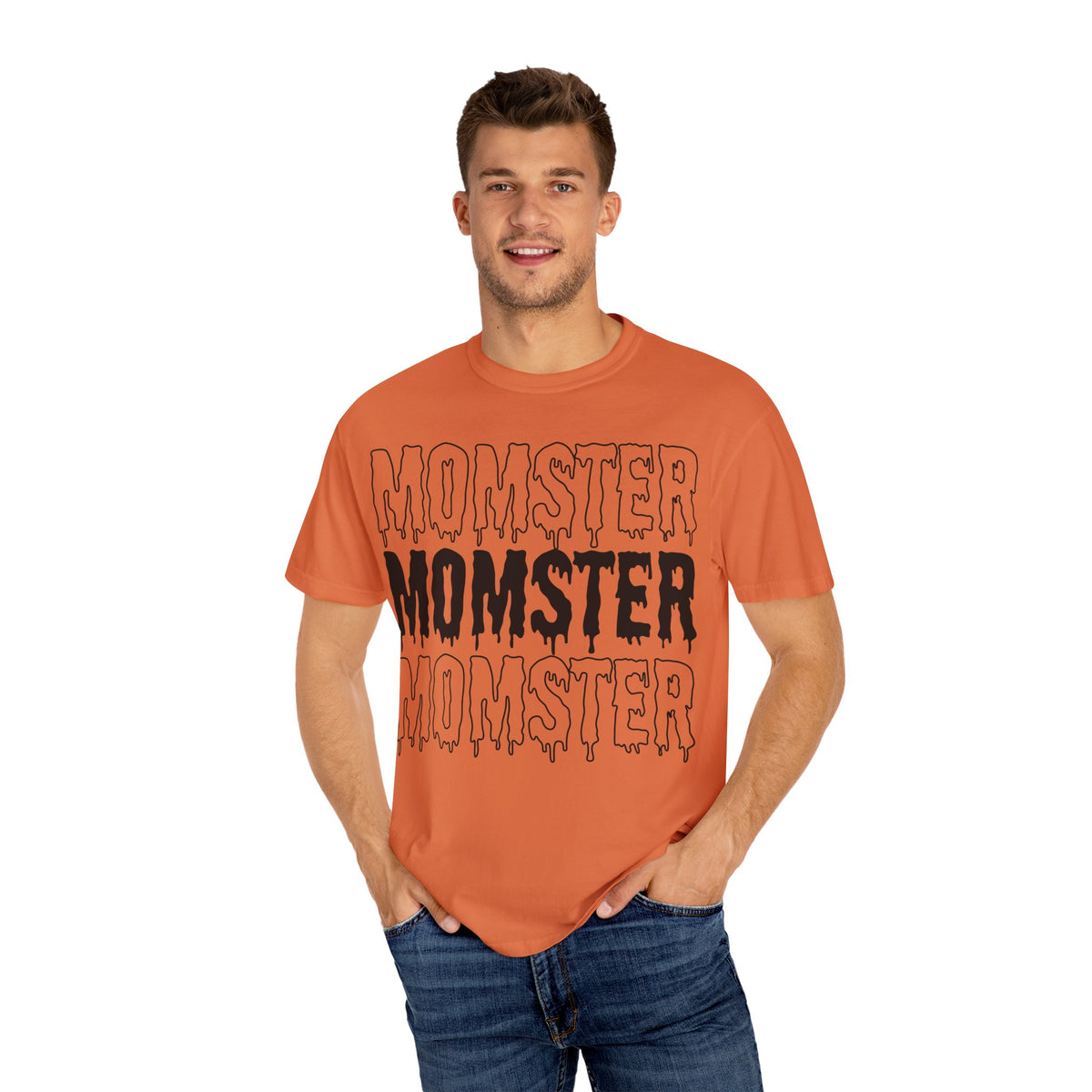 Momster Halloween T-Shirt - Funny Halloween Graphic Tee for Moms - Spooky Cute Mom Costume Shirt