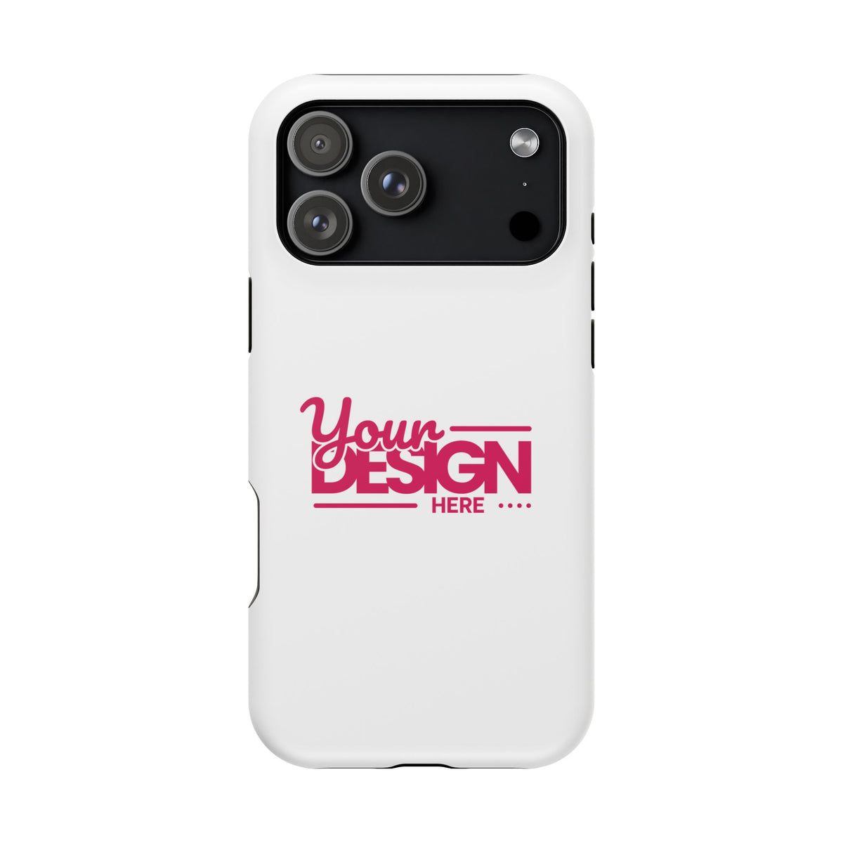 Customizable Impact-Resistant Phone Case – Personalize with Your Design, Durable Shockproof Cover for iPhone