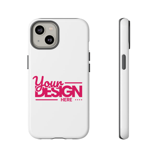 Customizable Tough Phone Case – Personalized Protective Cover with Name or Photo, Shockproof Case for iPhone & Samsung, Durable Gift Idea