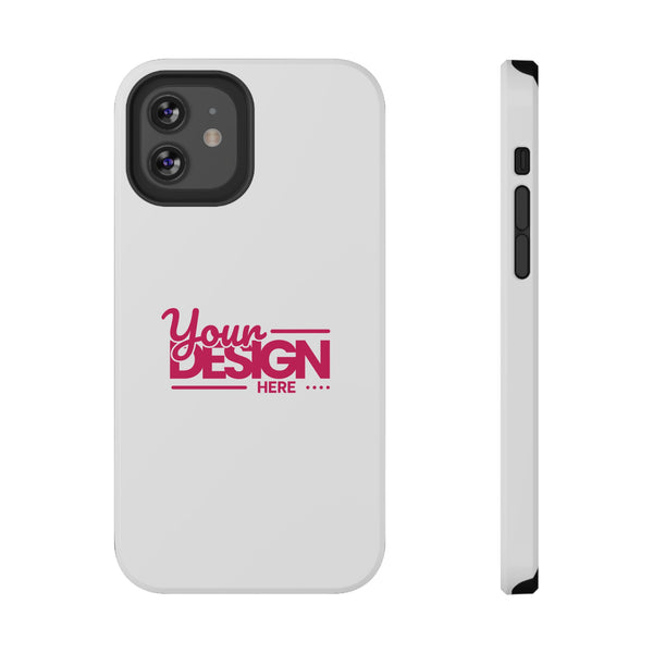 Customizable Impact-Resistant Phone Case – Personalize with Your Design, Durable Shockproof Cover for iPhone
