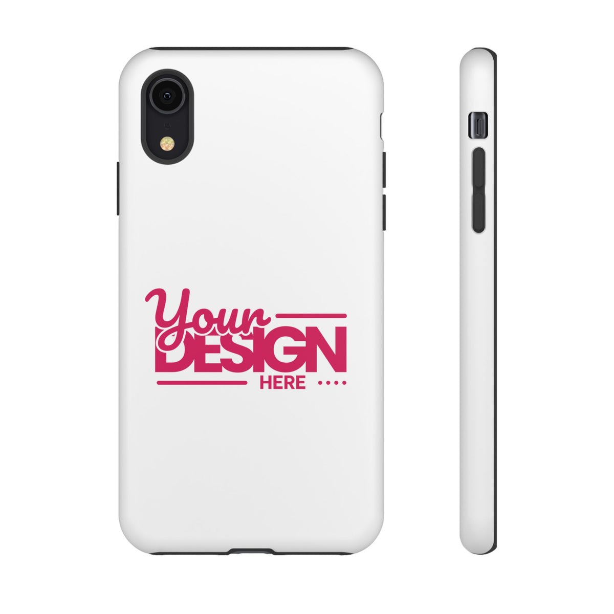 Customizable Tough Phone Case – Personalized Protective Cover with Name or Photo, Shockproof Case for iPhone & Samsung, Durable Gift Idea