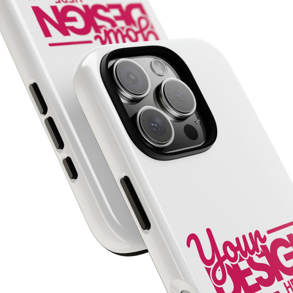 Customizable Tough Phone Case – Personalized Protective Cover with Name or Photo, Shockproof Case for iPhone & Samsung, Durable Gift Idea