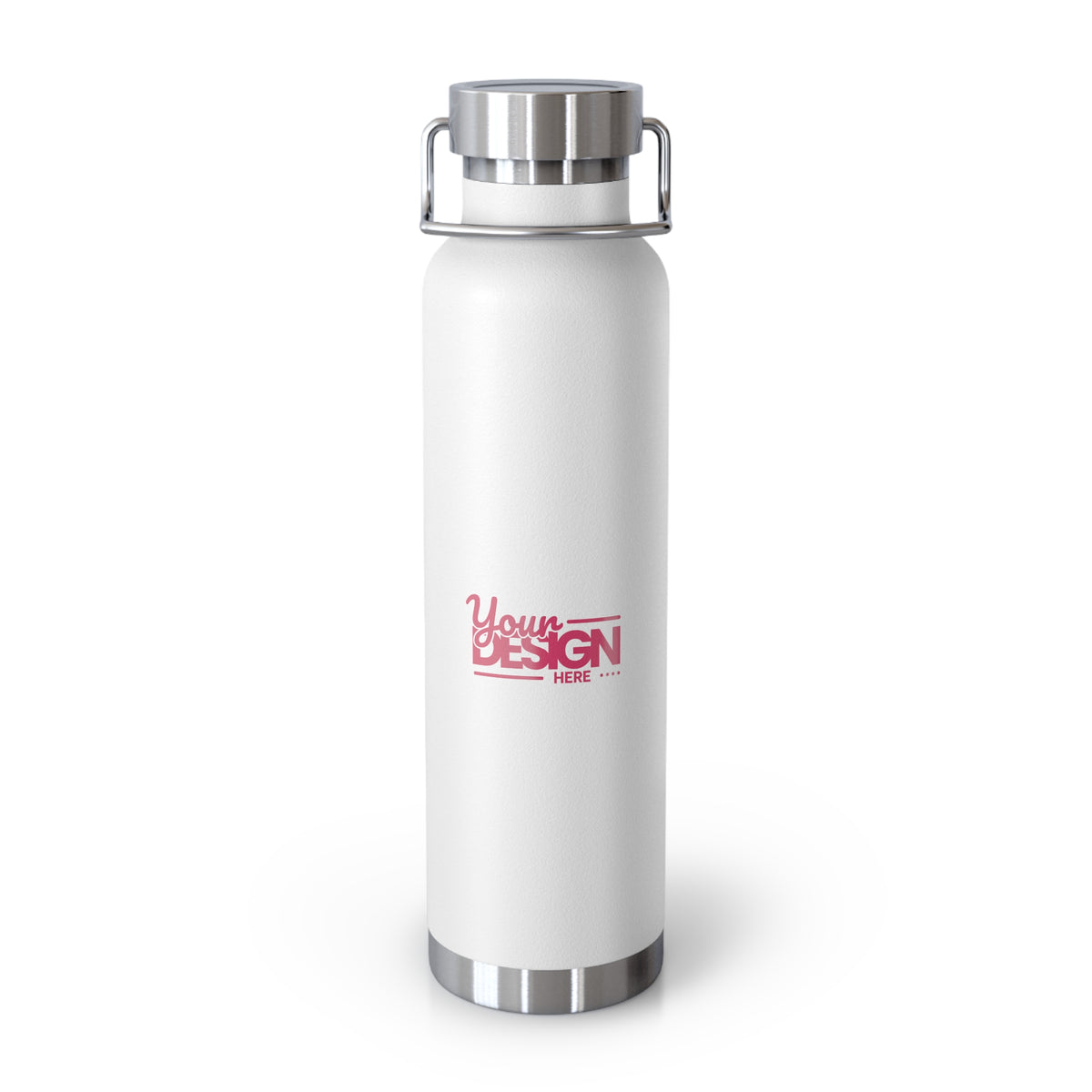 Copper Insulated Water Bottle, Stylish Travel Mug, Eco-Friendly Drinkware, Perfect Gift for Nature Lovers, Summer Hydration Essentials
