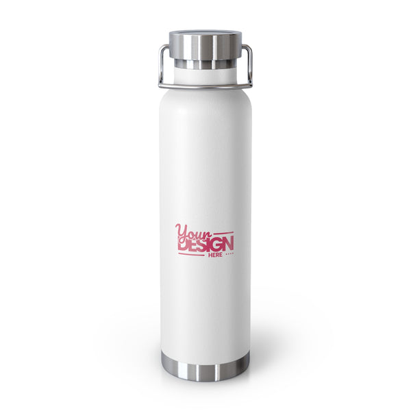 Copper Insulated Water Bottle, Stylish Travel Mug, Eco-Friendly Drinkware, Perfect Gift for Nature Lovers, Summer Hydration Essentials