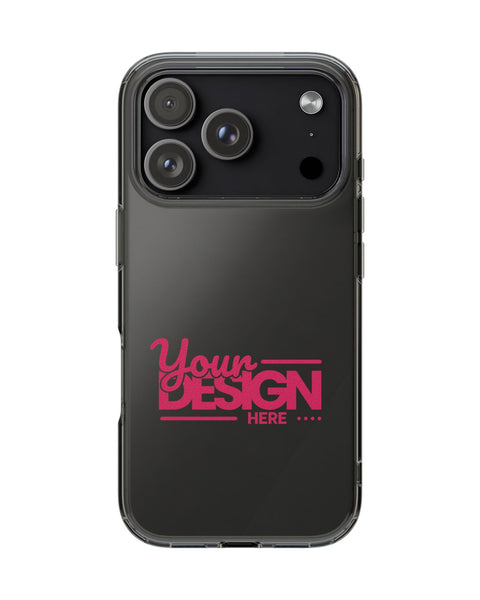 Customizable Clear Impact Resistant iPhone Case With Name Or Photo