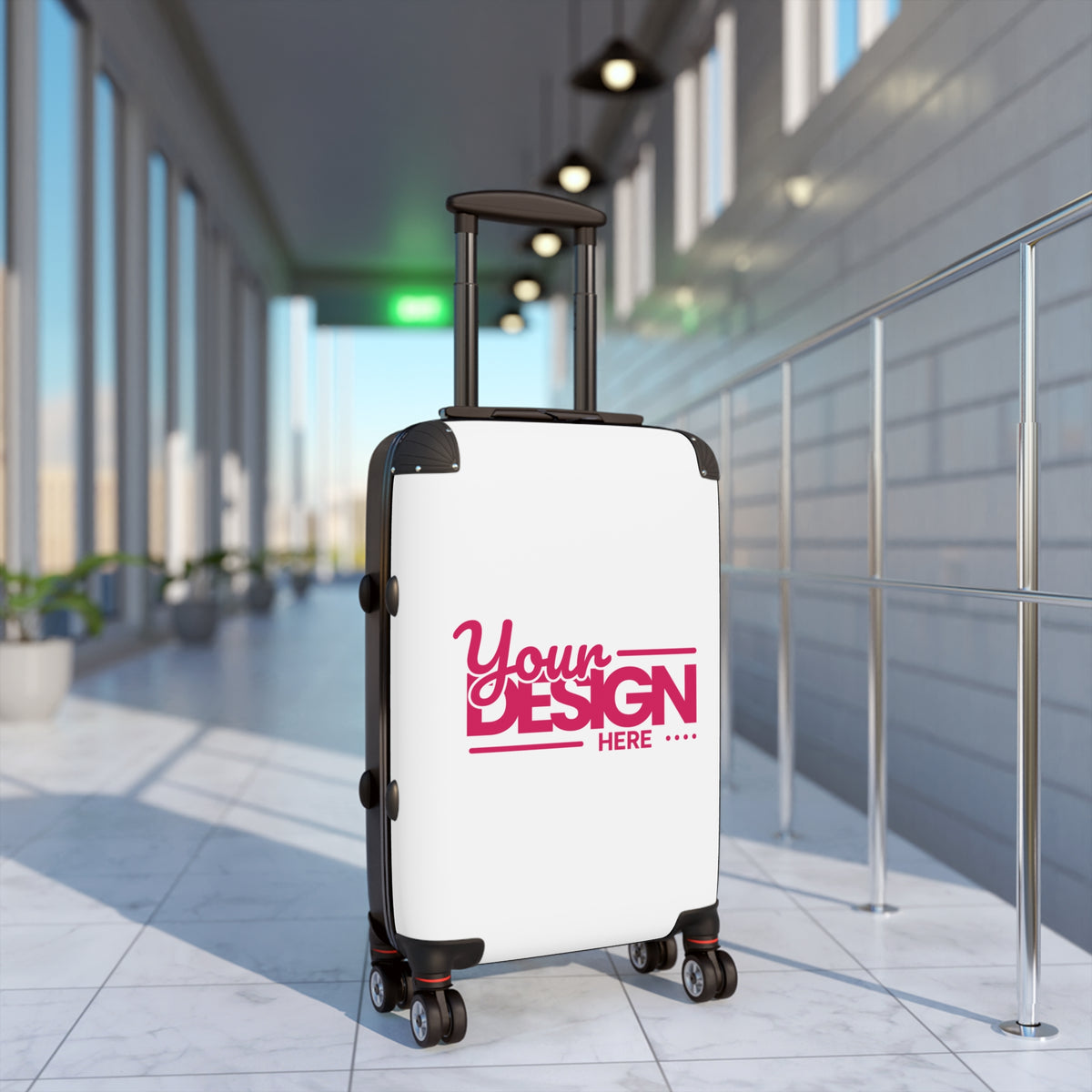 Custom Carry-On Suitcase – Personalized Travel Luggage with Your Design, Lightweight Spinner Bag for Trips & Vacations