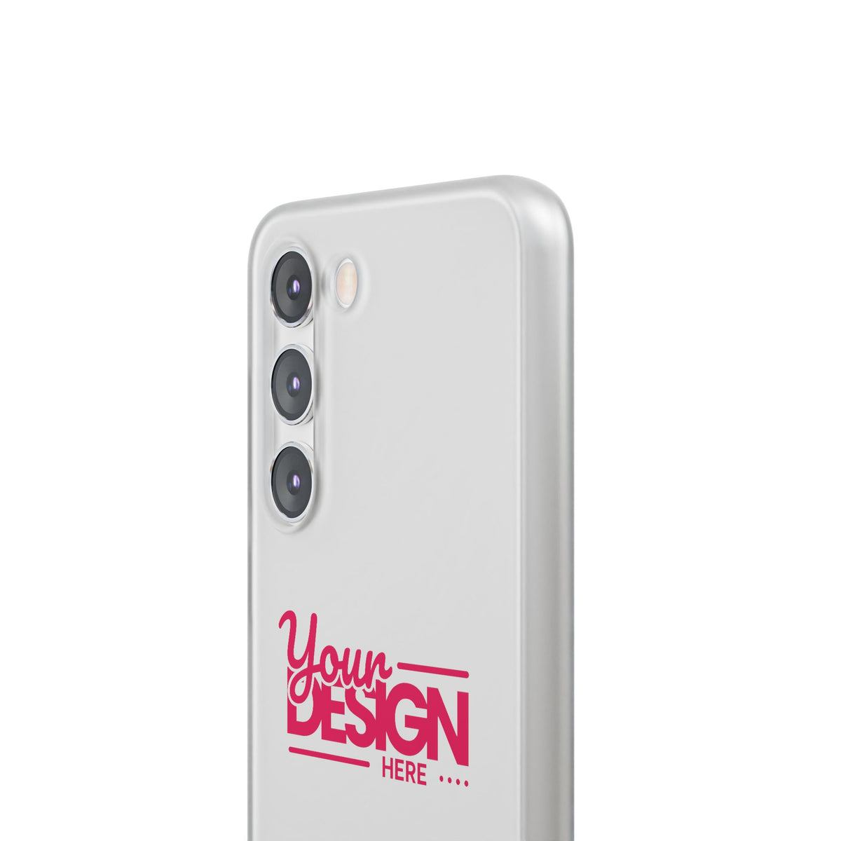 Customizable Flexi Phone Case – Personalize Your Design with Name or Photo, Flexible Protective Cover for Samsung Phones