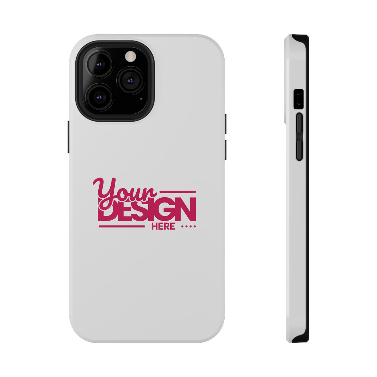 Customizable Impact-Resistant Phone Case – Personalize with Your Design, Durable Shockproof Cover for iPhone