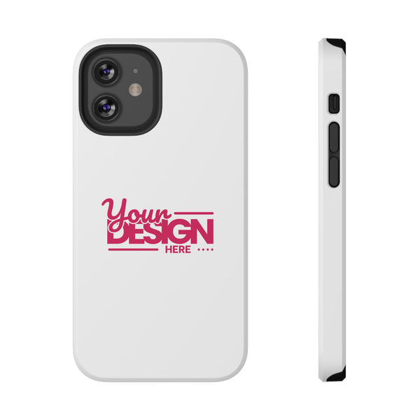 Customizable Impact-Resistant Phone Case – Personalize with Your Design, Durable Shockproof Cover for iPhone