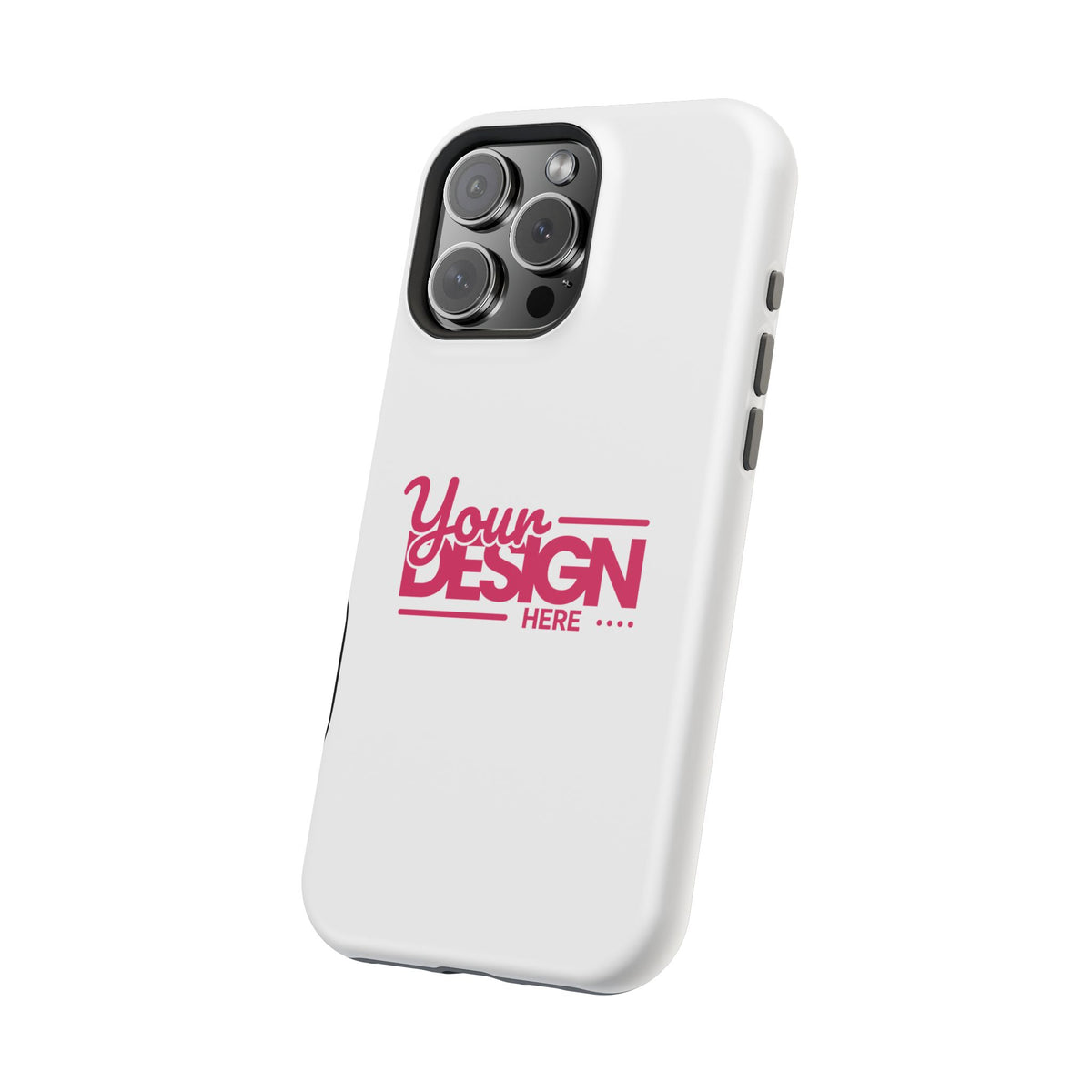Durable Custom Magnetic Phone Case – Personalized Name or Photo Design, Shockproof Protective Cover for iPhone