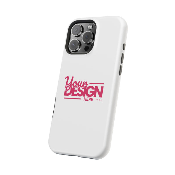 Durable Custom Magnetic Phone Case – Personalized Name or Photo Design, Shockproof Protective Cover for iPhone