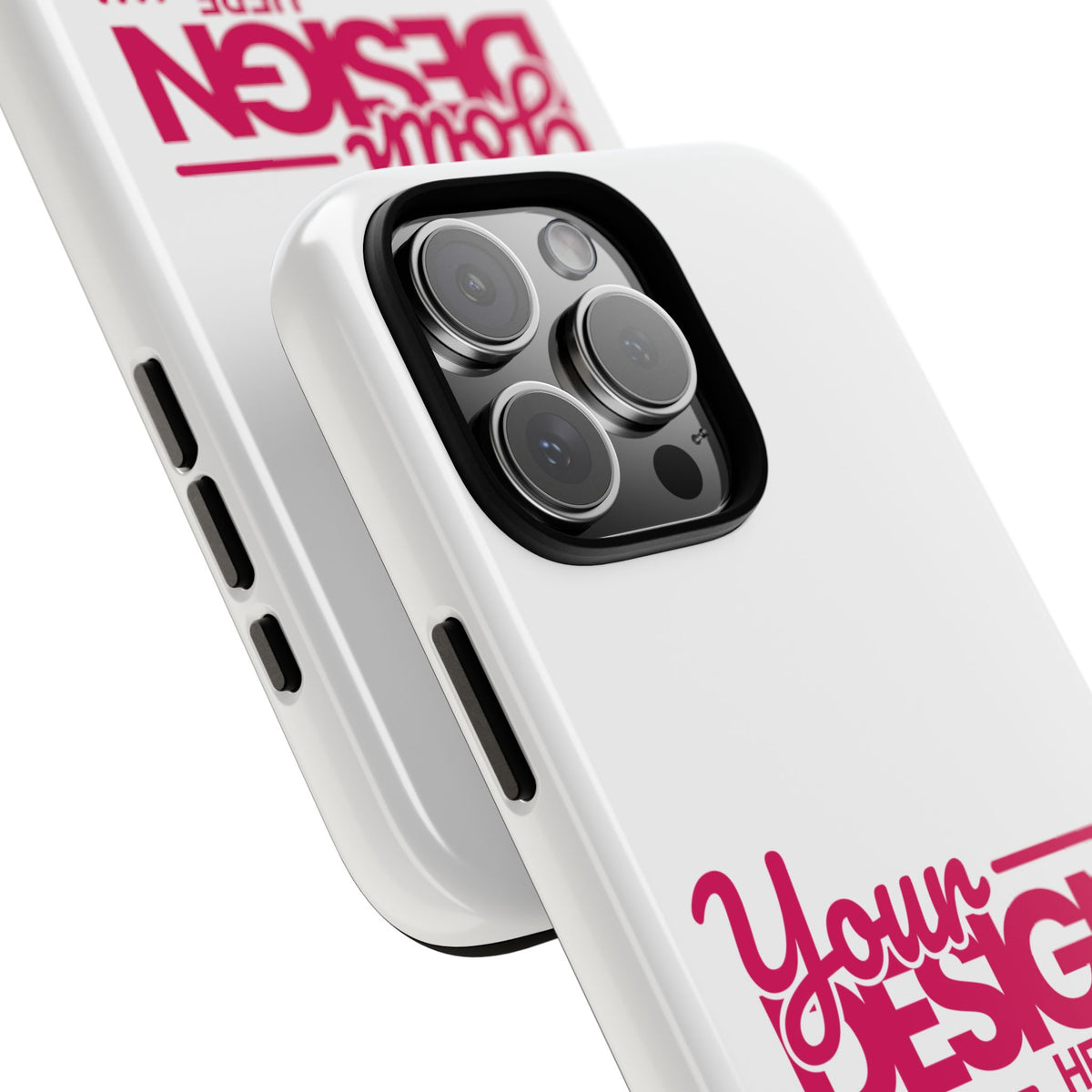 Customizable Tough Phone Case – Personalized Protective Cover with Name or Photo, Shockproof Case for iPhone & Samsung, Durable Gift Idea