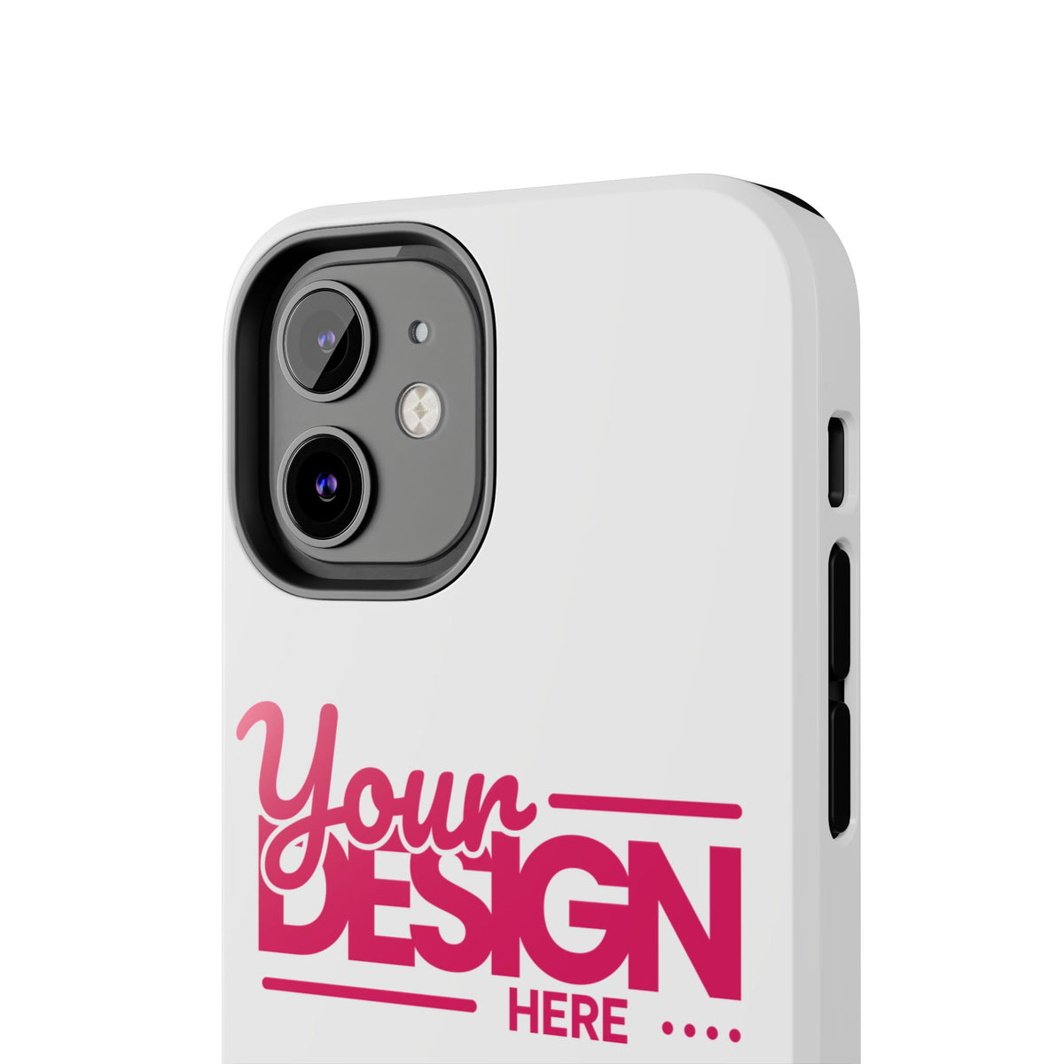 Personalized Tough Phone Case – Custom Name or Photo Protective Cover, Shock-Absorbent Durable Case for iPhone, Unique Gift Idea
