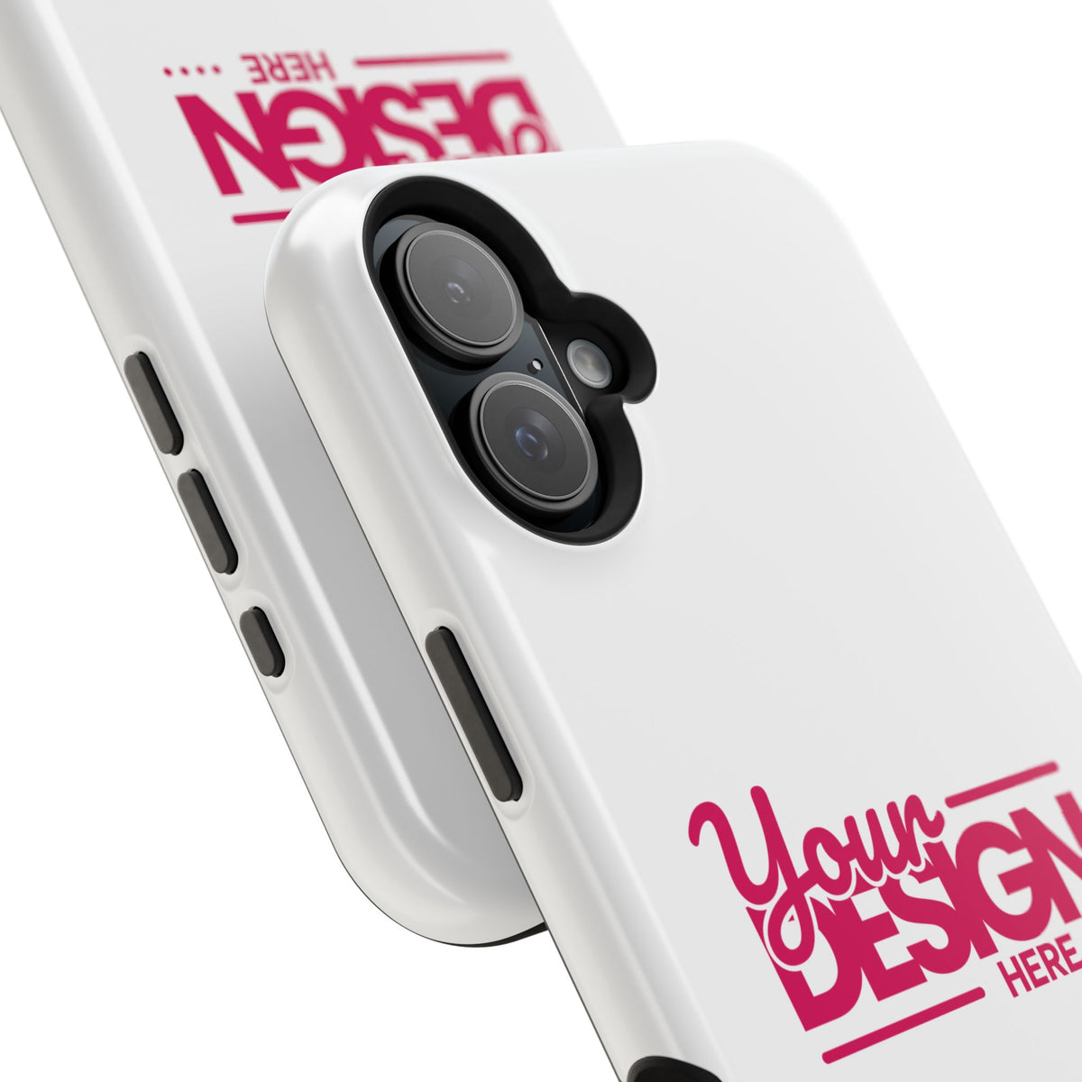 Durable Custom Magnetic Phone Case – Personalized Name or Photo Design, Shockproof Protective Cover for iPhone