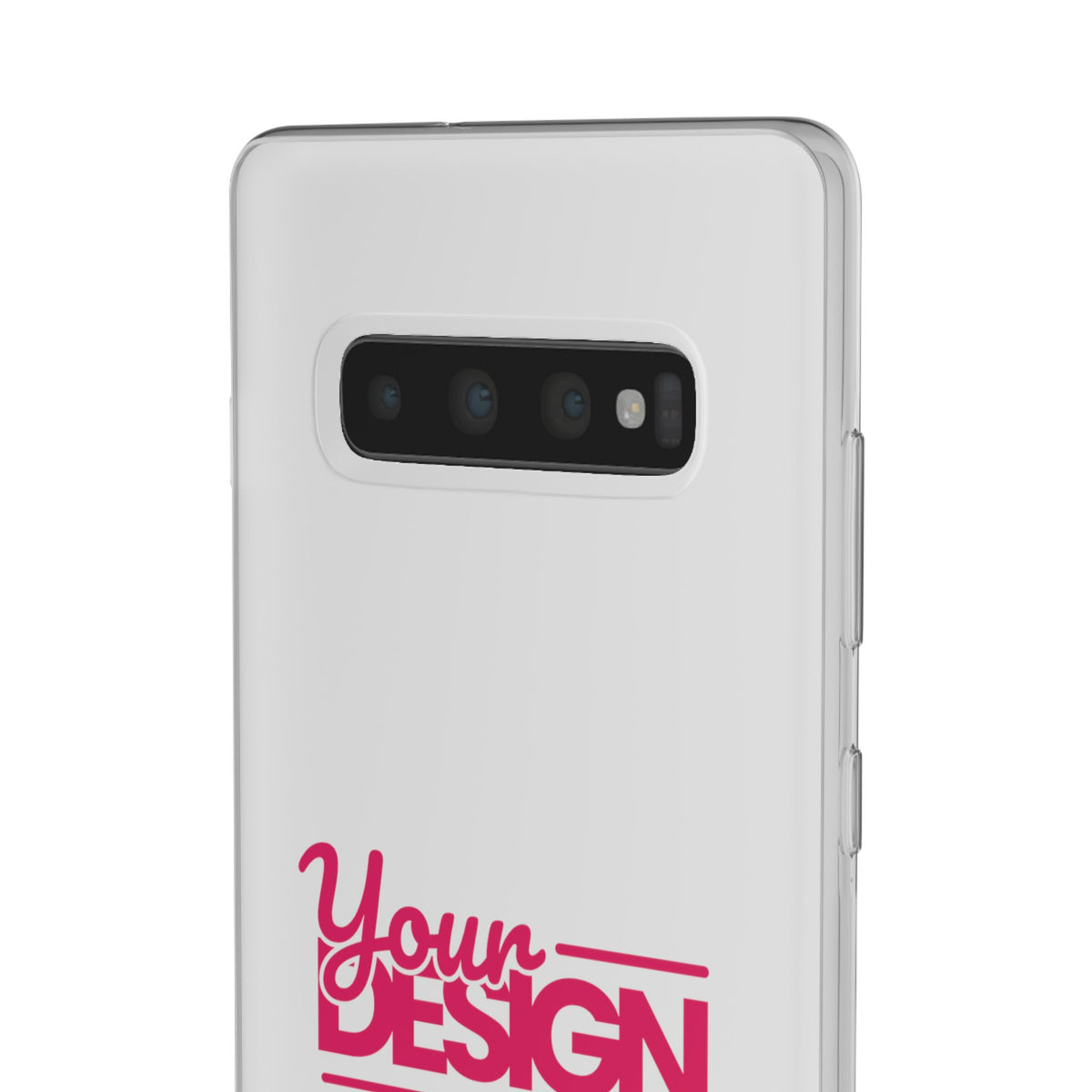 Customizable Flexi Phone Case – Personalize Your Design with Name or Photo, Flexible Protective Cover for Samsung Phones