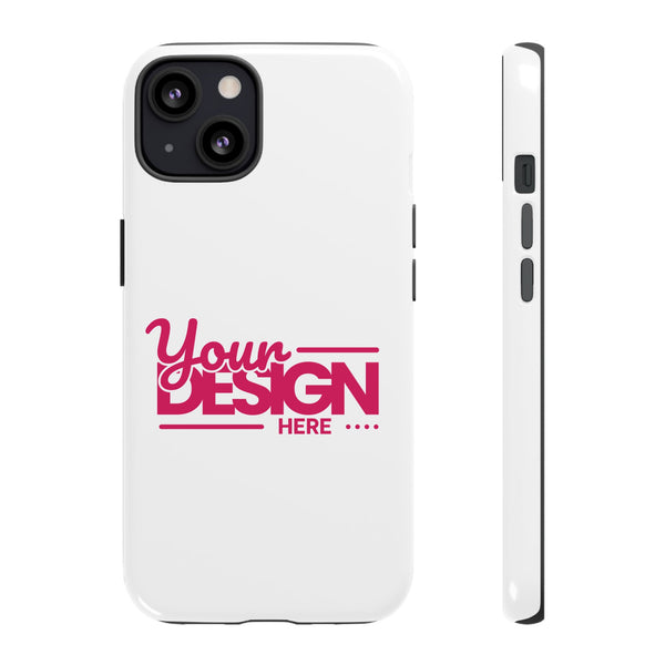 Customizable Tough Phone Case – Personalized Protective Cover with Name or Photo, Shockproof Case for iPhone & Samsung, Durable Gift Idea