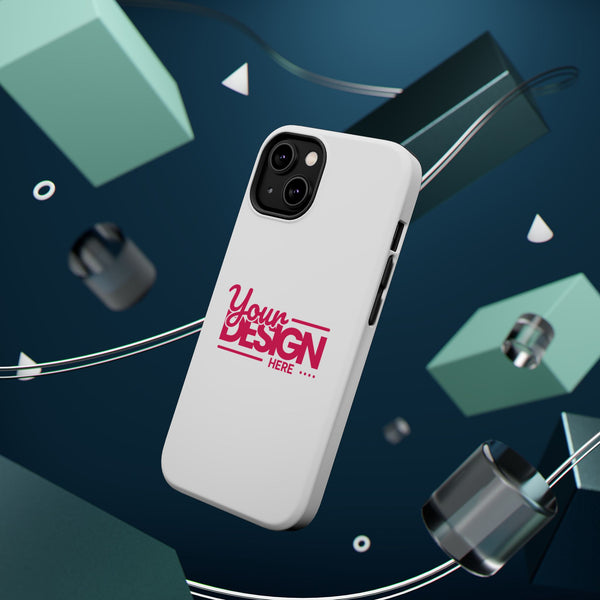 Durable Custom Magnetic Phone Case – Personalized Name or Photo Design, Shockproof Protective Cover for iPhone