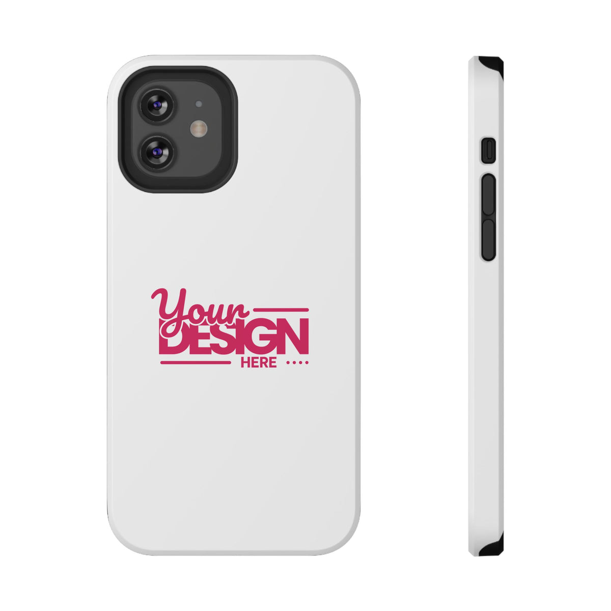 Customizable Impact-Resistant Phone Case – Personalize with Your Design, Durable Shockproof Cover for iPhone