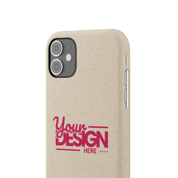 Biodegradable Phone Case – Eco-Friendly Custom Design Cover, Personalized Sustainable Protective Case for iPhone
