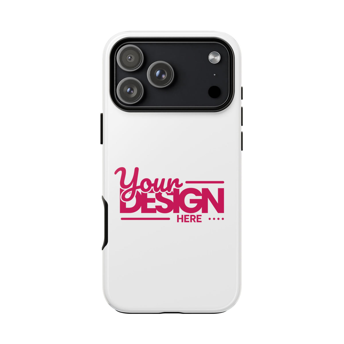 Customizable Tough Phone Case – Personalized Protective Cover with Name or Photo, Shockproof Case for iPhone & Samsung, Durable Gift Idea