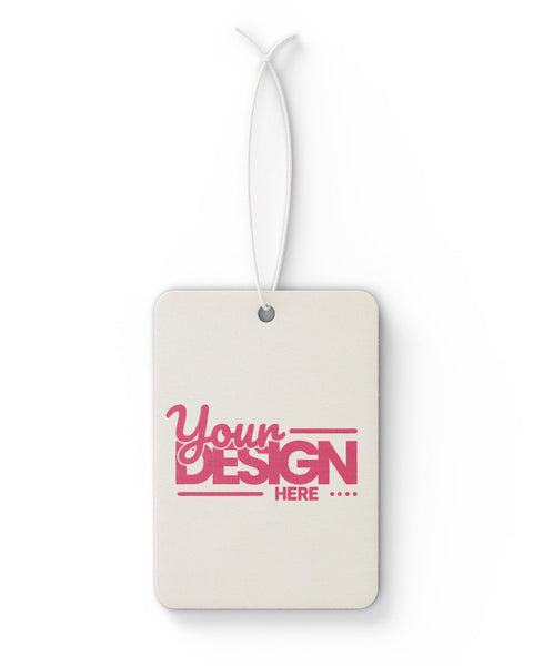 Customizable Car Air Freshener With Your Design Personal Auto Decor Gift